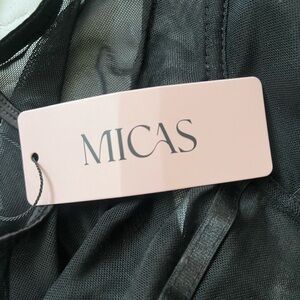 Micas Black Mesh Body suit